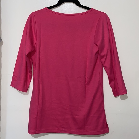 Quacker Factory 3/4 Sleeve Shirt with Turtle🐢🐢🐢 - Picture 3 of 16